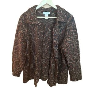 Vintage Nordic Fair Isle Wool Grandpa Buttonup Sweater